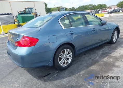 2010 Infiniti G37X z USA, uszkodzony, nr VIN JN1CV6AR8AM455061